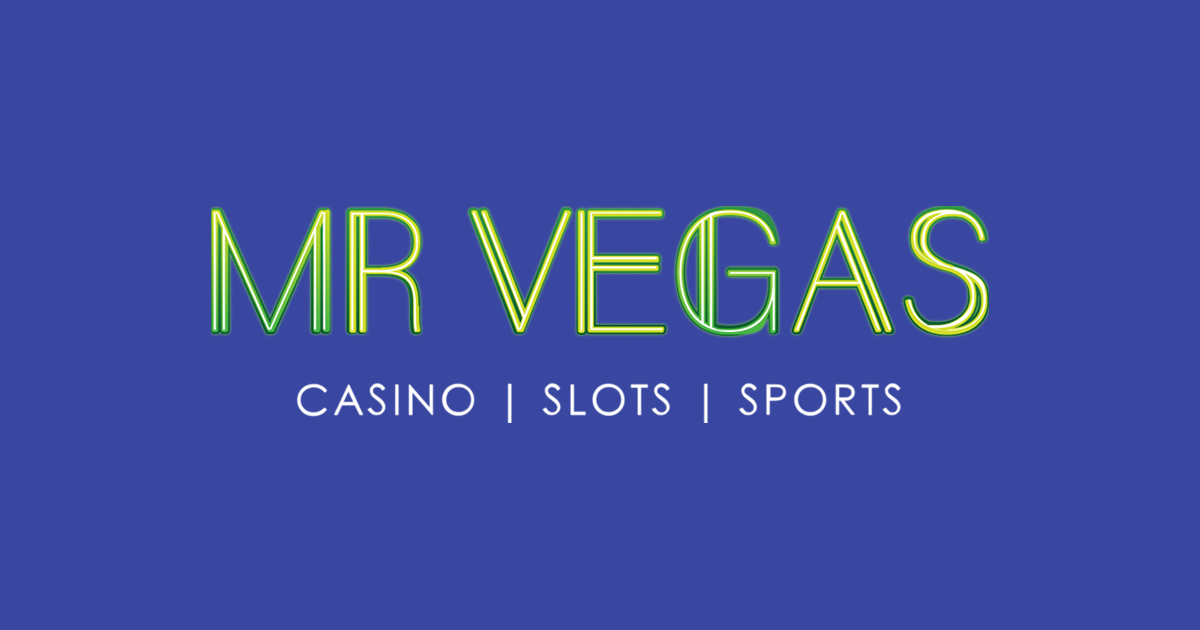 MrVegas mobile application interface showing game lobby and navigation